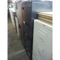 Black 5 Drawer Vertical Filing Cabinet, Locking